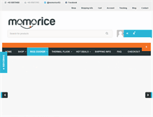 Tablet Screenshot of momorice.com